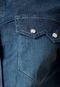 Camisa Jeans Pockets Azul - Marca Carlos Miele Jeans