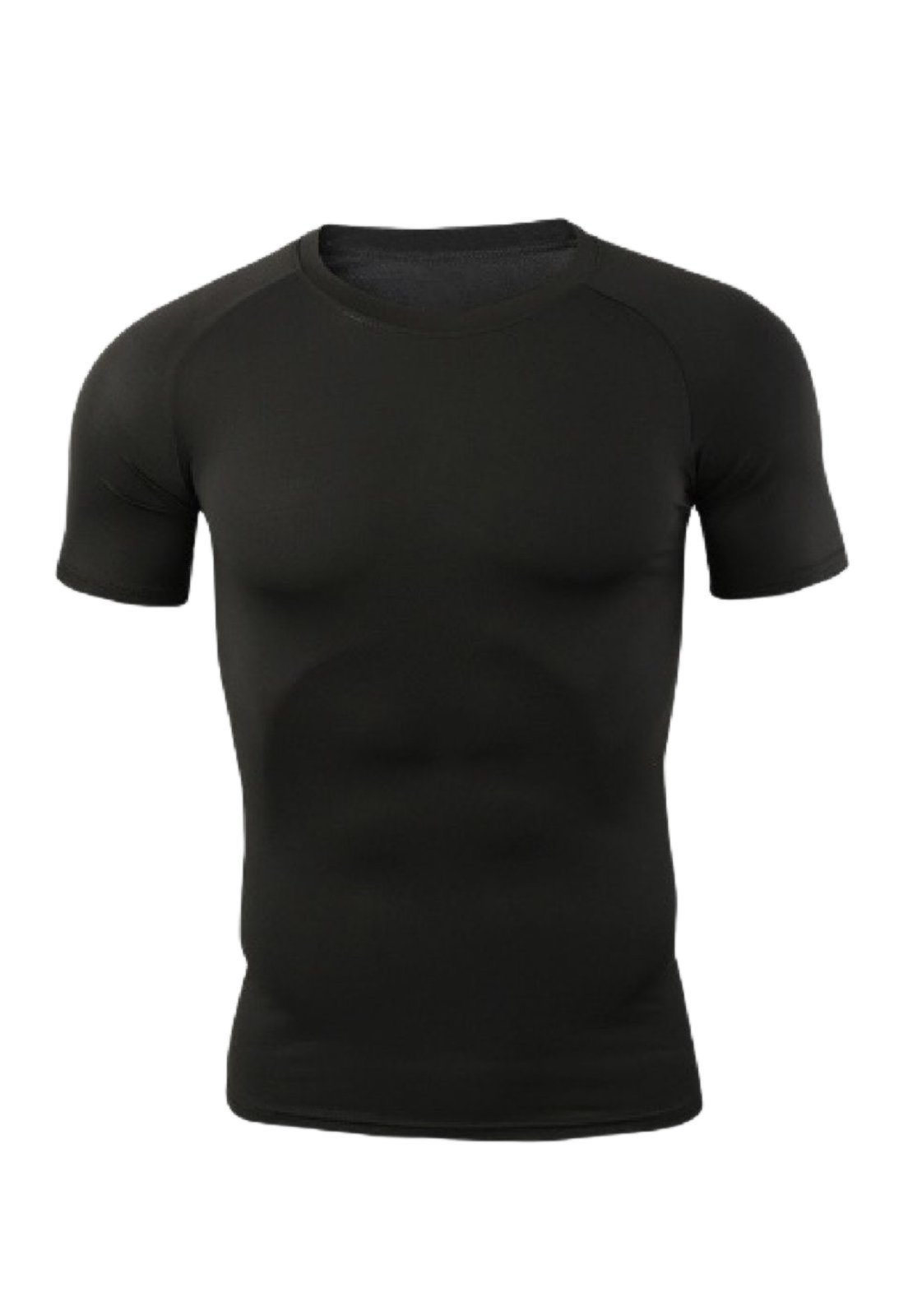 Camisa Térmica Manga Curta Adulto Masculina Segunda Pele Praia Surf Proteção Uv RLC Modas Preto - Marca RLC Modas