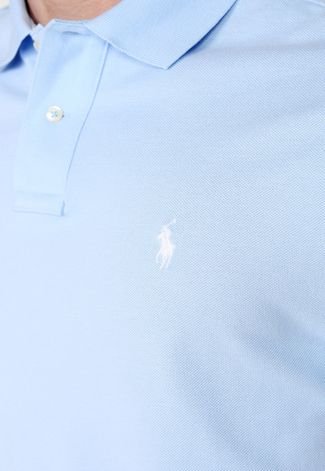 Camisa Polo Polo Ralph Lauren Slim Azul