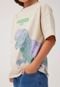 Camiseta Infantil Cotton On Dinossauro Off-White - Marca Cotton On