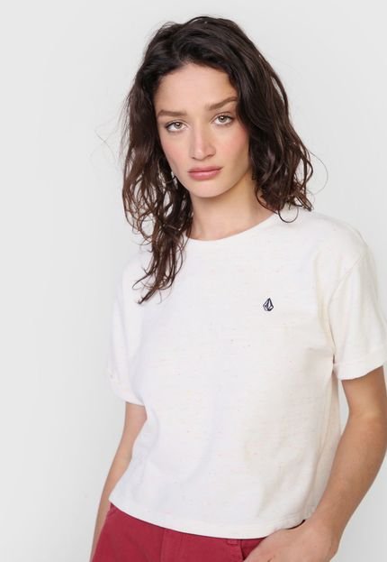 Camiseta Volcom Colores Off-White - Marca Volcom