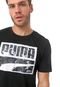 Camiseta Puma Rebel Camo Filled Preta - Marca Puma