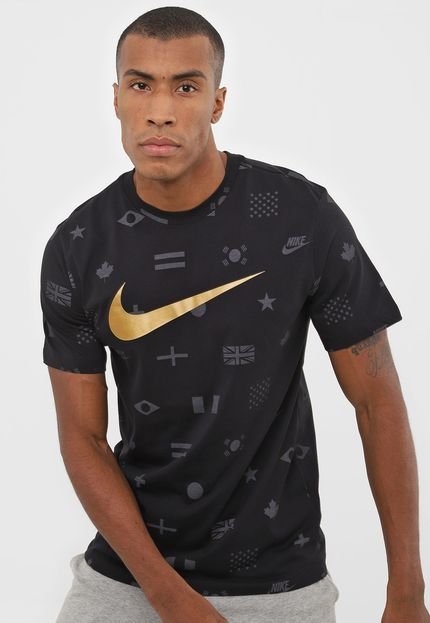 Camiseta Nike Sportswear Nsw Tee Preheat Preta - Marca Nike Sportswear