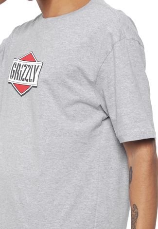 Camiseta Grizzly Family Of Grizz Cinza