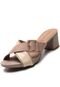 Tamanco Piccadilly Fivela Nude - Marca Piccadilly
