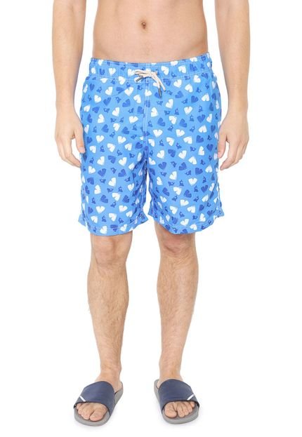 Bermuda Água Shorts Co Quadrada Mergulho Azul - Marca Shorts Co