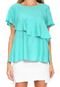 Blusa Acrobat Babado Verde - Marca Acrobat