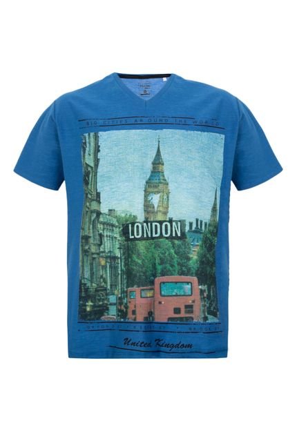 Camiseta Fakini London Azul - Marca Fakini