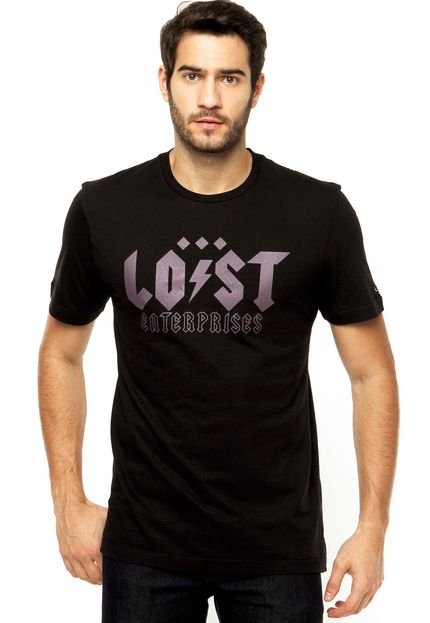 Camiseta ...Lost Lightning Preta - Marca ...Lost