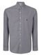 Camisa Dudalina Masculina Slim Superfine Cotton Vichy Preta - Marca Dudalina