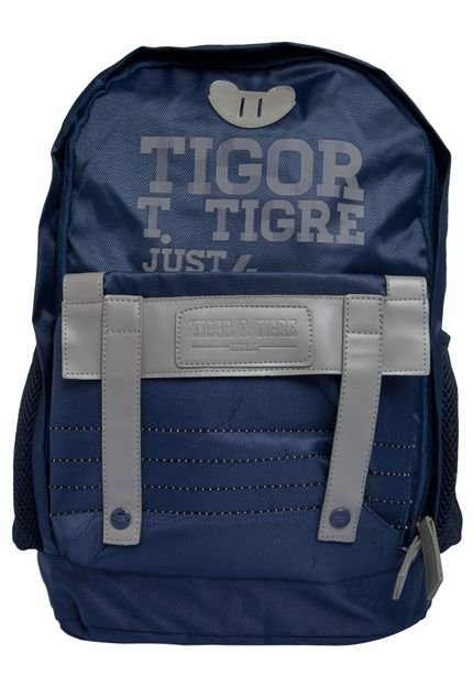 Mochila Tigor T. Tigre Recortes Azul - Marca Tigor T. Tigre