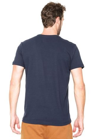 Camiseta Oakley Stain Palm Azul-marinho