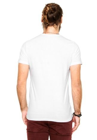 Camiseta Malwee Estampada Branca