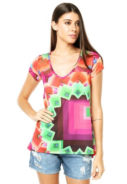 Blusa Desigual Yury Coral - Marca Desigual