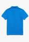 Camisa Polo Infantil Lacoste em Petit piquet Azul - Marca Lacoste