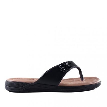 Chinelo Comfortflex Feminino 2480401 Comfortflex Preto - Marca Comfortflex