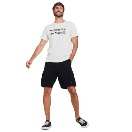 Camiseta Estampada Melhor Pai Reserva Off-white - Marca Reserva