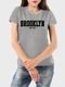 Camiseta Feminina Cinza Brooklyn Algodão Premium Benellys - Marca Benellys