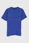 Camiseta adidas Performance Infantil Big Logo Linear Azul - Marca adidas Performance