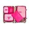 Kit Bolsa Organizadoras para Mala de Viagem Roupas Bagagem Maquiagens Star Shop Rosa - Marca STAR SHOP