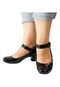 Sapato Sarah Calçados Feminino Confortavel Salto Baixo Grosso - Marca Sarah Calçados