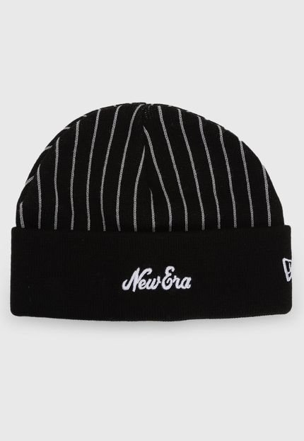 Gorro New Era Listrado Preto - Marca New Era