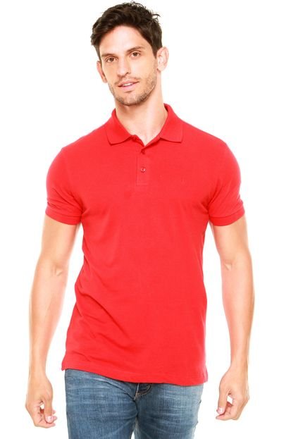 Camisa Polo Forum Custom Vermelha - Marca Forum