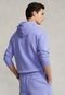 Blusa de Moletom Flanelada Fechada Polo Ralph Lauren Color Logo Lilás - Marca Polo Ralph Lauren