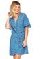 Vestido Colcci Curto Estampado Azul - Marca Colcci