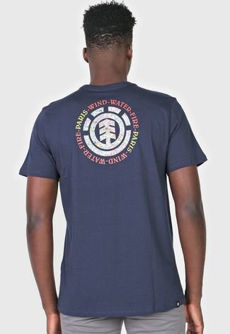 Camiseta Element Topo Four Azul-Marinho