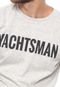 Camiseta Yachtsman Lettering Cinza - Marca Yachtsman