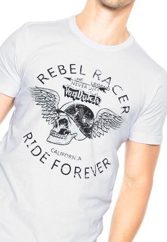 Camiseta Von Dutch  Rebel Racer Branca
