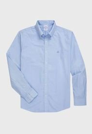 Camisa Original Polo Button-Down Striped Oxford Azul Brooks Brothers