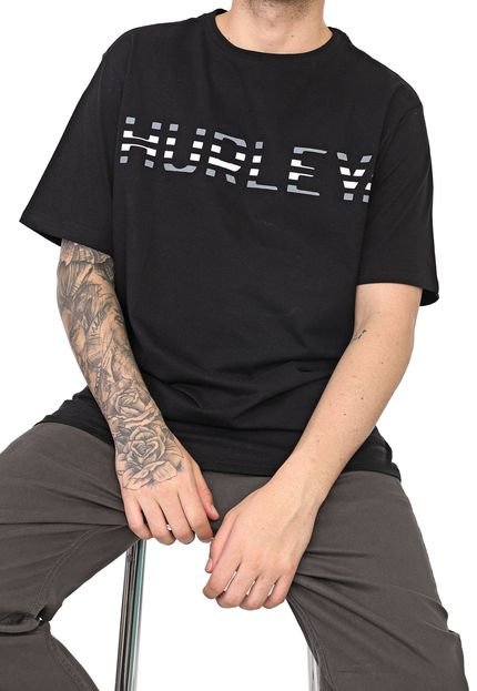 Camiseta Hurley Semi Preta - Marca Hurley