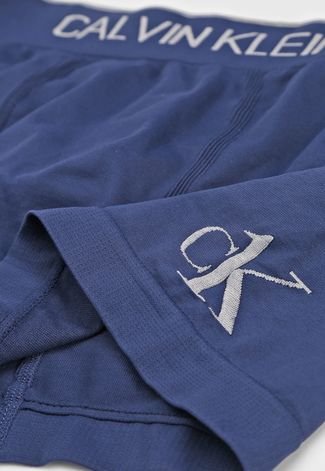 Cueca Calvin Klein Underwear Boxer Logo Azul-Marinho - Compre