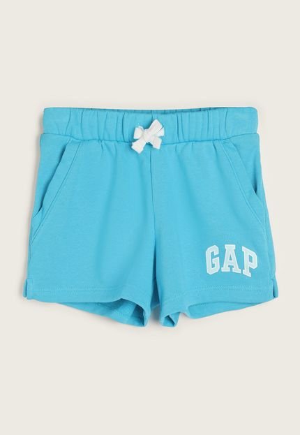 Short Infantil GAP Logo Azul - Marca GAP