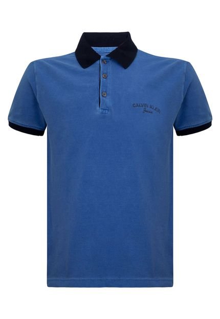 Camisa Polo Calvin Klein Kids Azul - Marca Calvin Klein Kids