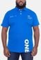 Camisa Polo Onbongo Plus Size Piquet Varu Azul Royal - Marca Onbongo