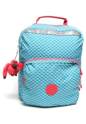 Mochila Kipling Back To School Ava Merm Pr Verde/Coral