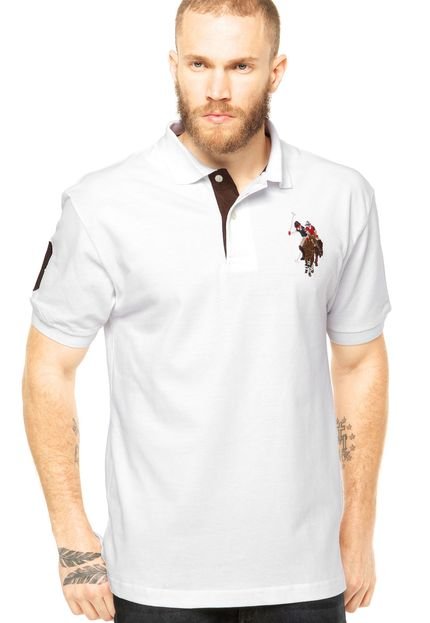 Camisa Polo U.S. Polo Branca - Marca U.S. Polo
