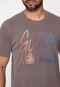 Camiseta Palm Trees Guess - Marca Guess