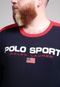 Suéter Tricot Polo Ralph Lauren Sport Azul-Marinho/Vermelho - Marca Polo Ralph Lauren