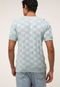 Camiseta Tricot Algodão Tricoport 3D Cinza Azulado - Marca Tricoport
