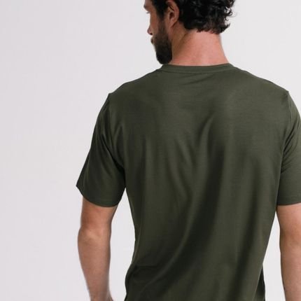 Camiseta Basica Tech Insider gola V Verde - Marca Insider