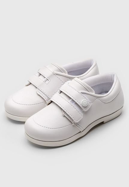 Sapato Pimpolho Menino Liso Branco - Marca Pimpolho
