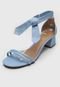 Sandália Amber Amarração Azul - Marca AMBER