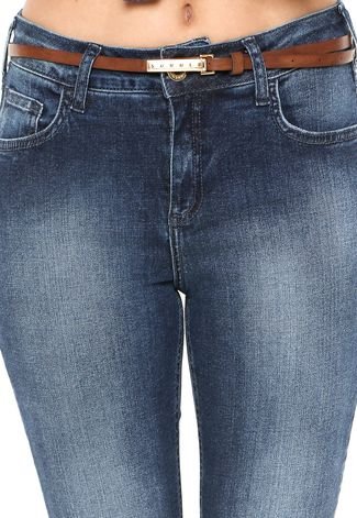 Calça Jeans Sommer Skinny Stoned Azul