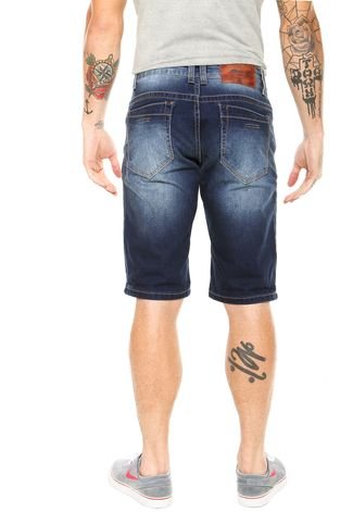 Bermuda Jeans Sawary Estonada Azul