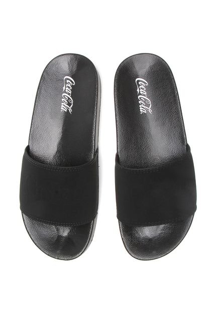 Chinelo Slide Coca Cola Shoes Clean Preta - Marca Coca Cola