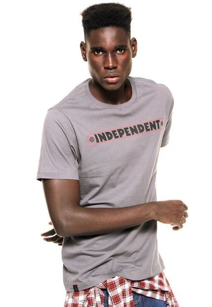 Camiseta Independent Spiral Cinza - Marca Independent